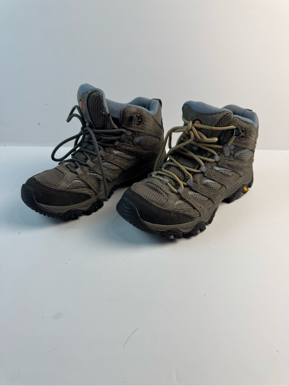 Merrell Moab 3 Mid Waterproof Hiking Boots with Black Soles